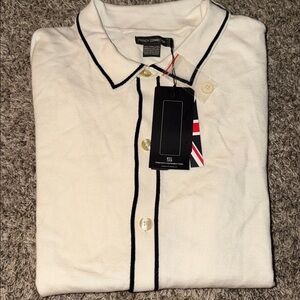 French Connection Knit button-up shirt